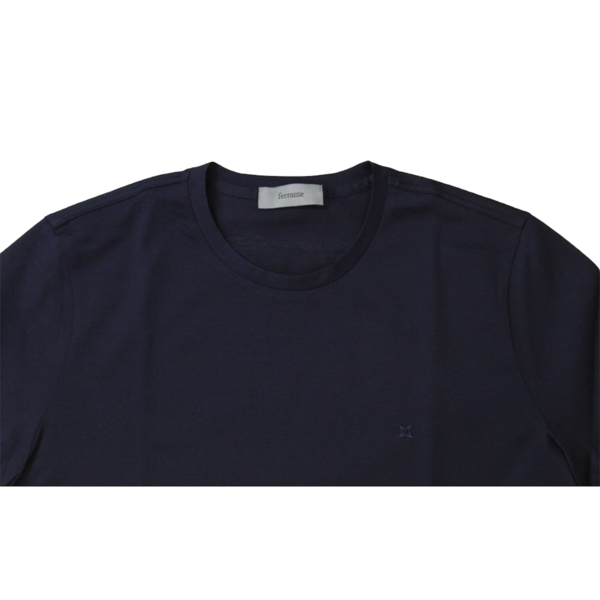 MAGLIA POLO T SHIRT UOMO FERRANTE 47U33104 COTONE 008 BLU ORIGINALE PE 2022